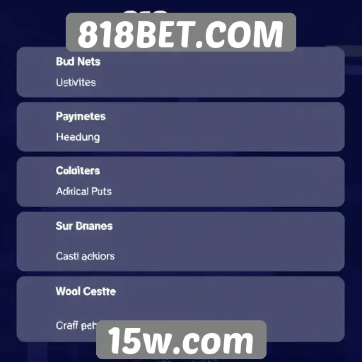 Métodos de pagamento no site 818BET.COM